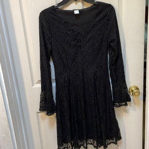 Venus short black dress, size small